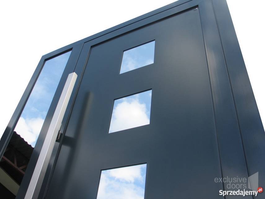 Nowoczesne drzwi wejściowe aluminiowe Piwniczna-Zdrój sprzedam