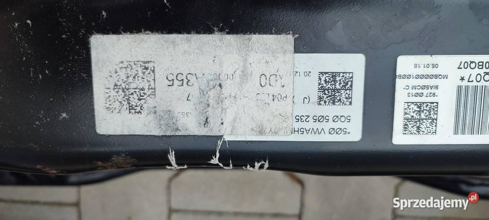 VW TIGUAN II ZAWIESZENIE WÓZEK SANKI TYŁ 4X4 osobowe