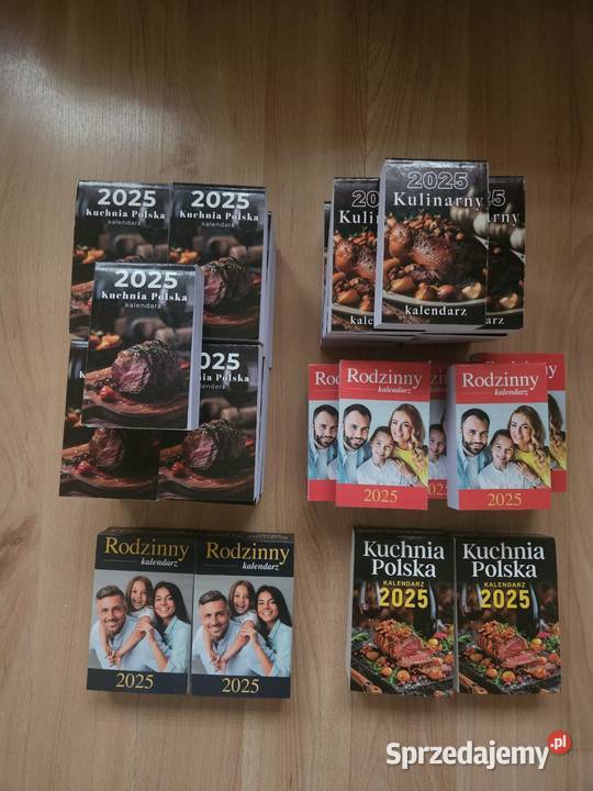 Kalendarze 2025 r zrywane książkowe mini i inne Dąbrowa Górnicza