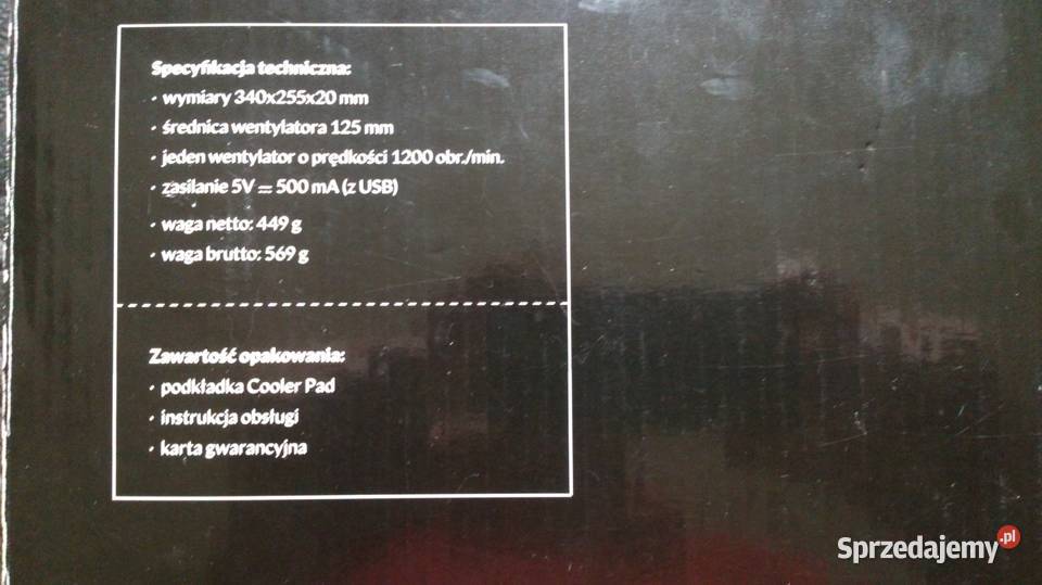 Podstawka chłodzącą do laptopa Hykker Zielona Góra