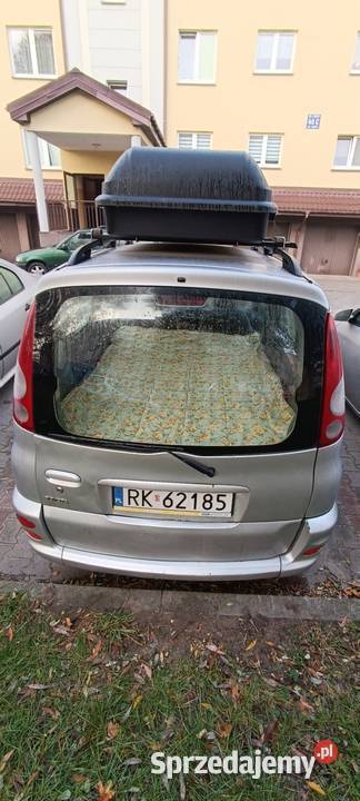 Toyota Yaris Verso 13 lpg spanie w vanie Zarejestrowany w Polsce Olsztyn