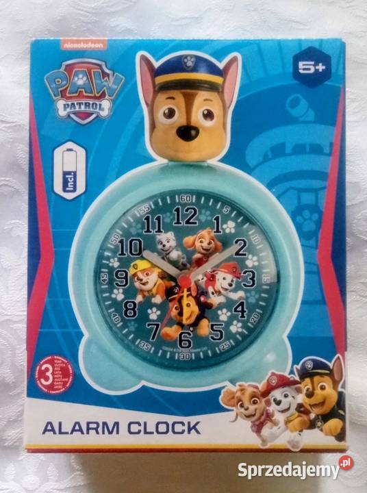 Budzik Psi Patrol piesek Chase zegarek Pozostałe warmińsko-mazurskie Giżycko