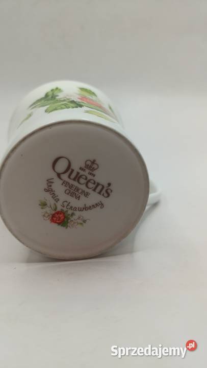 Kubek ceramiczny Queens z uroczymi truskawkami