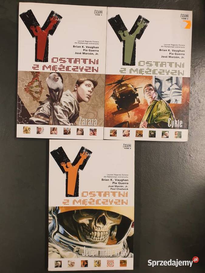 Y Ostatni z Mężczyzn tom 1 2 i 3 Gdynia sprzedam