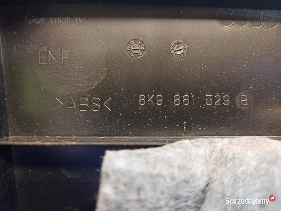 WYKŁADZINA BAGAŻNIKA NARZĘDZIA A4 B8 8K9861529B dolnośląskie