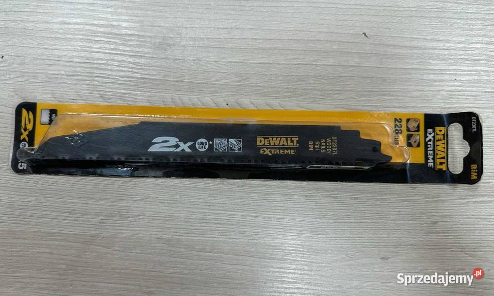 Brzeszczoty do piły szablastej do drewna 228mm Elbląg