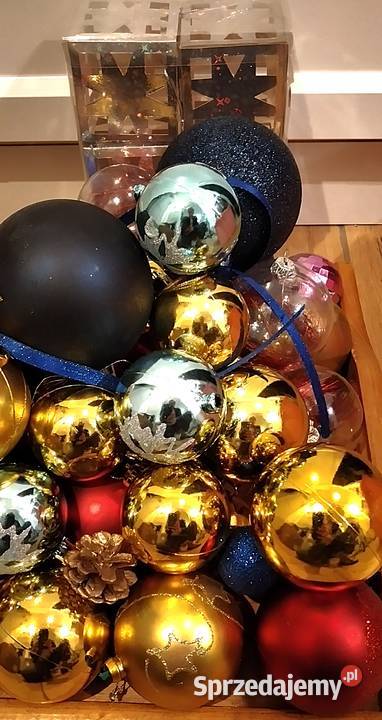 duzy zestaw ozdób choinkowych Bukowno