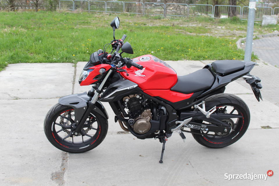 Honda CB 500 FA 2016 ABS A2 ALARM Wydech IXIL Rok produkcji 2016 małopolskie Myślenice