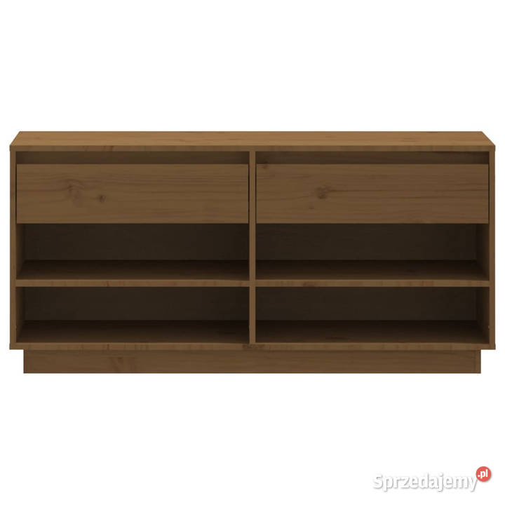 Szafka na buty miodowy brąz 110x34x52 lite Na buty Warszawa