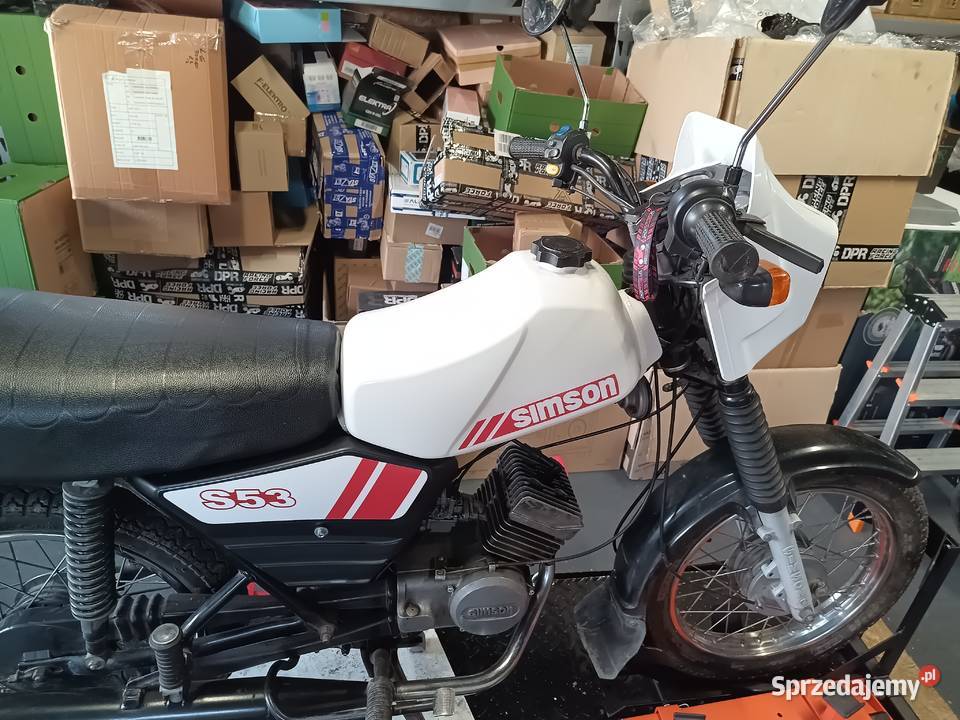 Wydech tłumik rura wydechowa kolanko Simson S53