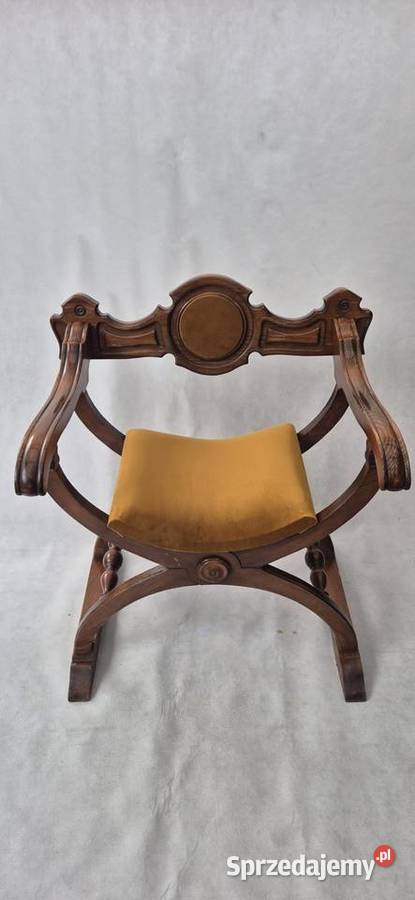 Fotel rzymski Dantego składany Włochy 2