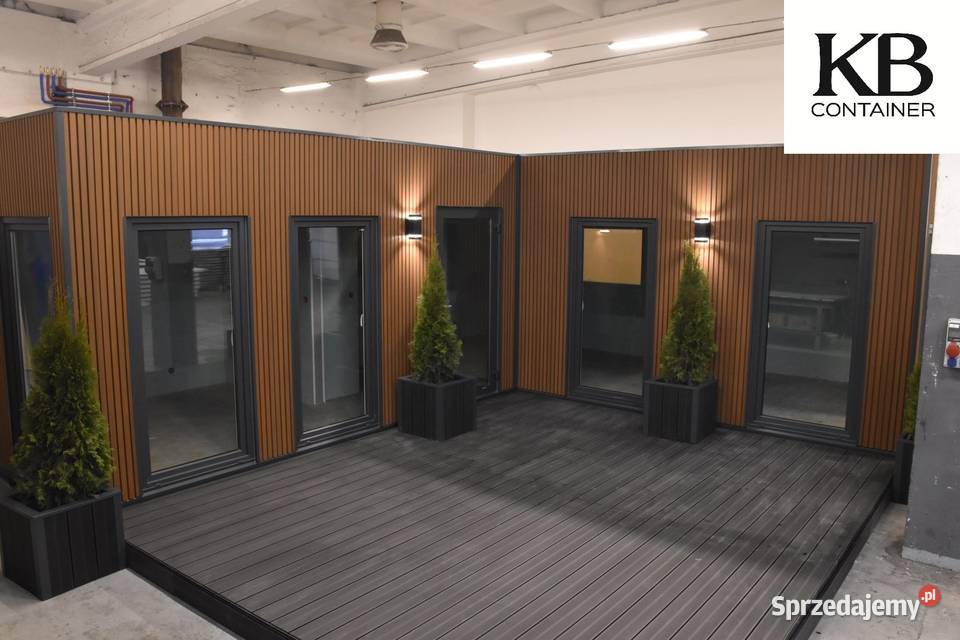 Kontener biurowy w kształcie litery L z montażem Kędzierzyn-Koźle sprzedam