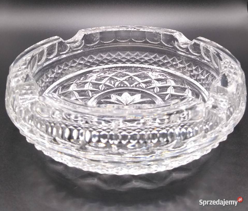 Kryształowa popielniczka kryształ PRL vintage Gdańsk sprzedam
