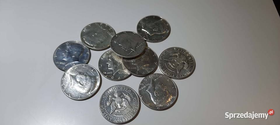 moneta USA dolara 1966 Pół dolara Kennedy sprzedam