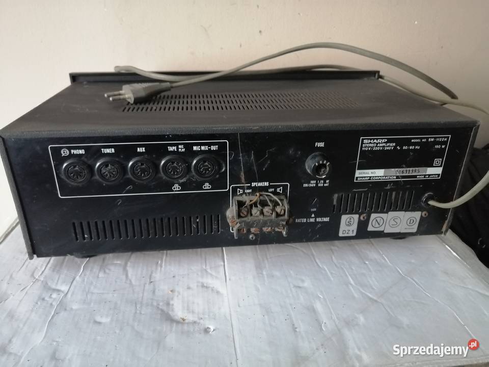 Wzmacniacz Sharp sm 1122 H wzmacniacz vintage Legnica