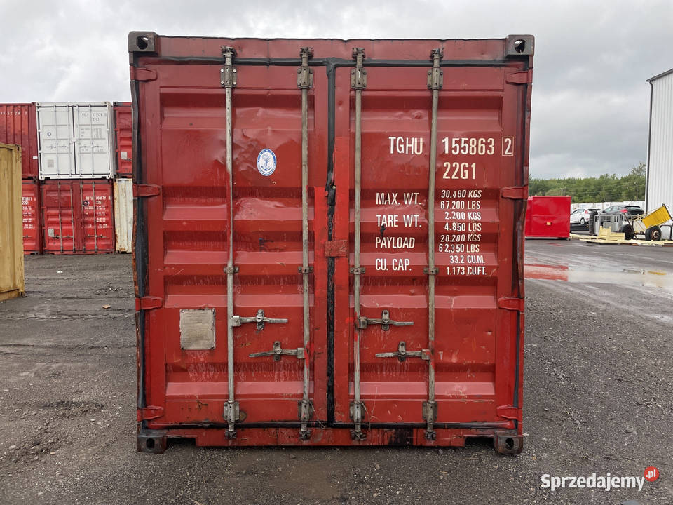 Kontener morski magazynowy 20DV 6 metrowy Skarżysko-Kamienna