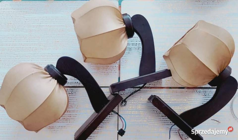 3 Kinkiety DAGO PRL Komplet 3 Wąbrzeźno