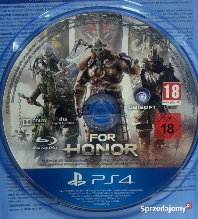 Gra 4 For Honor Elbląg sprzedam
