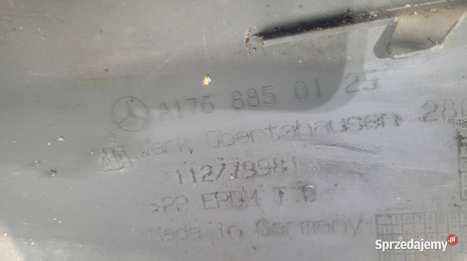 MERCEDES A KLASA W176 12 ZDERZAK TYLNY TYŁ Ruda Śląska sprzedam