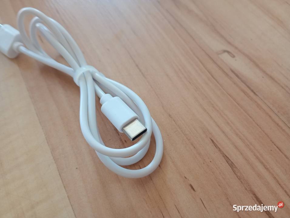 kabel przewód USB A USB C 80 biały nowy Szczecin