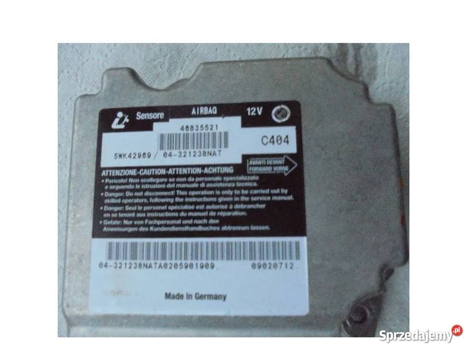 Fiat Stilo sensor sterownik poduszek 46835521 łódzkie Ksawerów