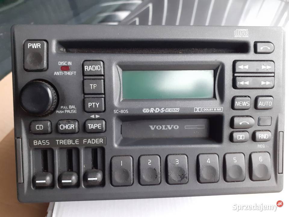 Radio oryginalne SC-805 Volvo 960 850 Radomsko 