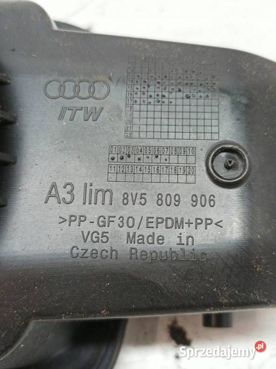 KLAPKA WLEWU PALIWA LS9R 8V5809906 Audi A3 III świętokrzyskie sprzedam