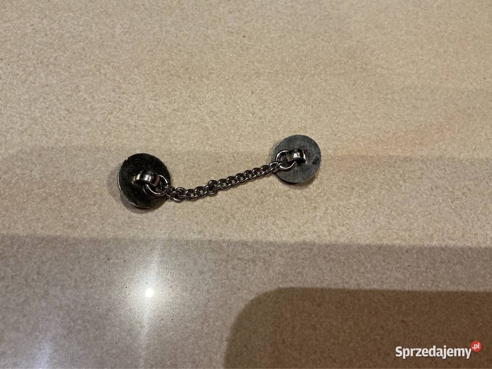 Zestaw Guzików Metalowych z Łańcuszkiem lubuskie Nowa Sól sprzedam
