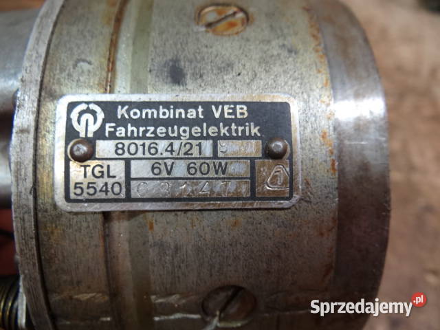 prądnica MZ Simson AWO Sport 6v 60w Żary