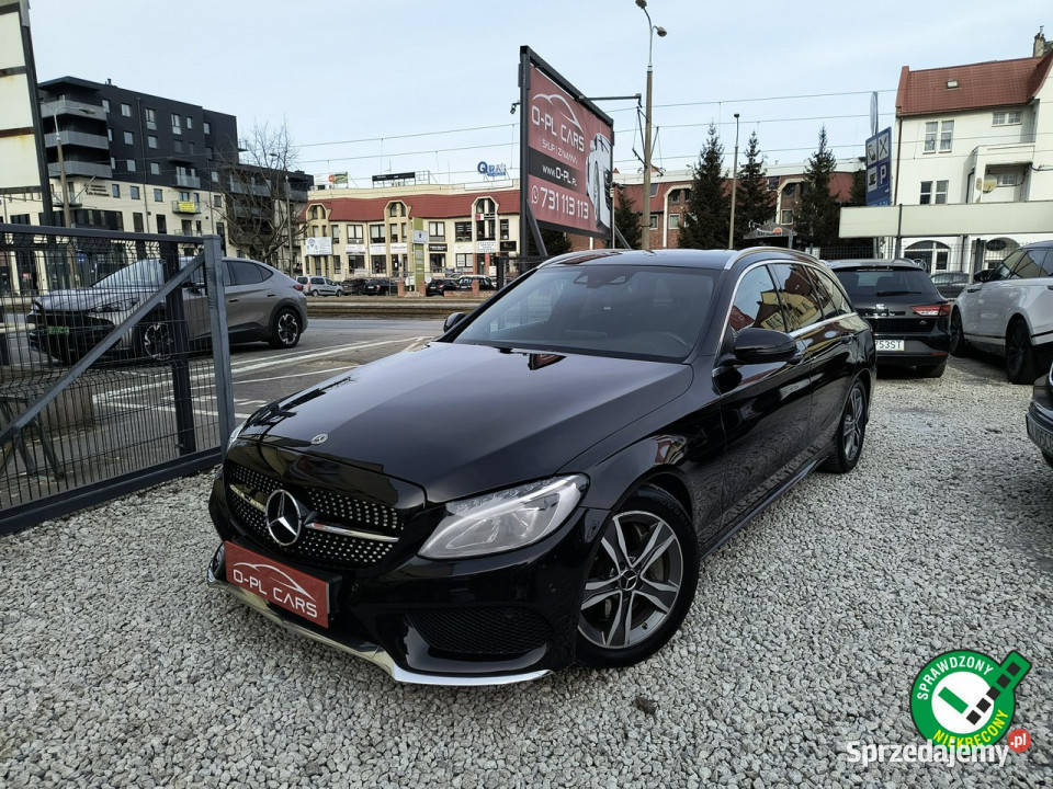 Mercedes C 250 RADAR Burmester HeadUp Kamera czujnik deszczu Samochody osobowe