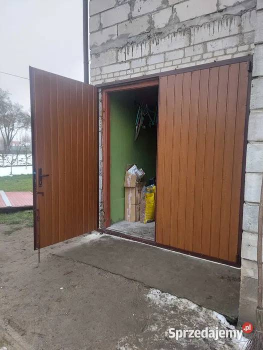Bramy Drzwi garażowe wrota stalowe wierzeje hala Lublin sprzedam