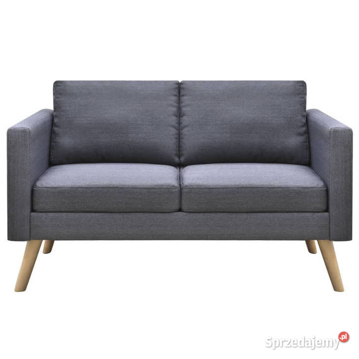 Sofa 2osobowa materiałowa ciemnoszara WM242220 Warszawa
