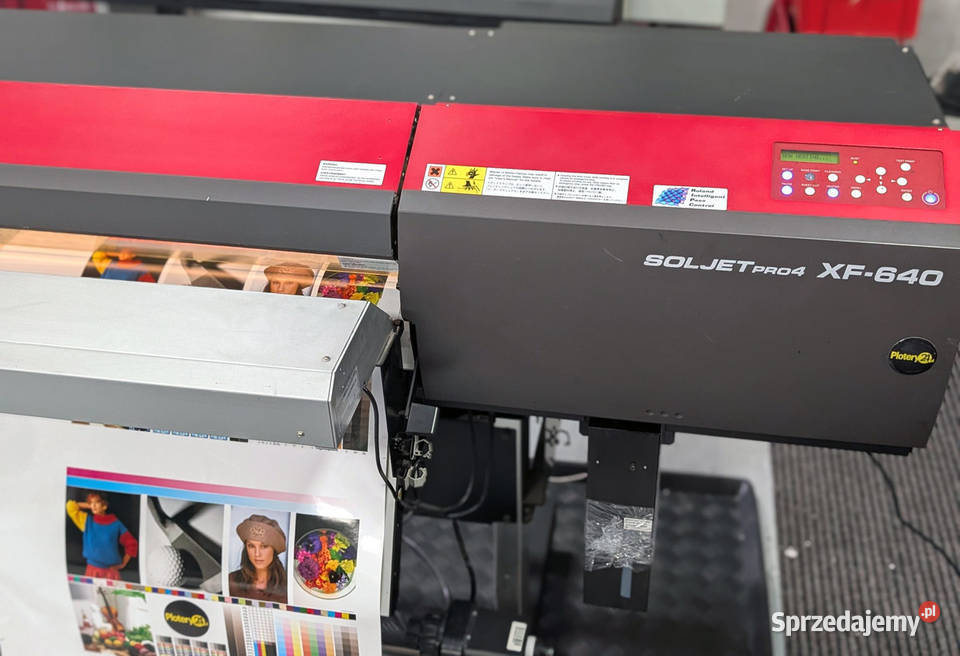 ROLAND XF640 nowe głowice PC nawijarka