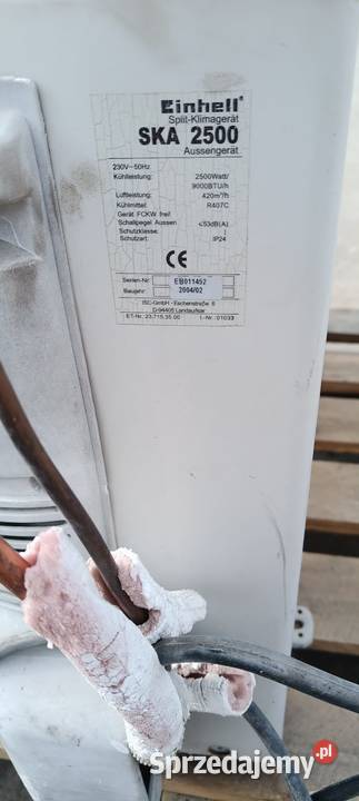 Klimatyzacja domowa używana stacjonarna Einhell Pozostałe Namysłów sprzedam