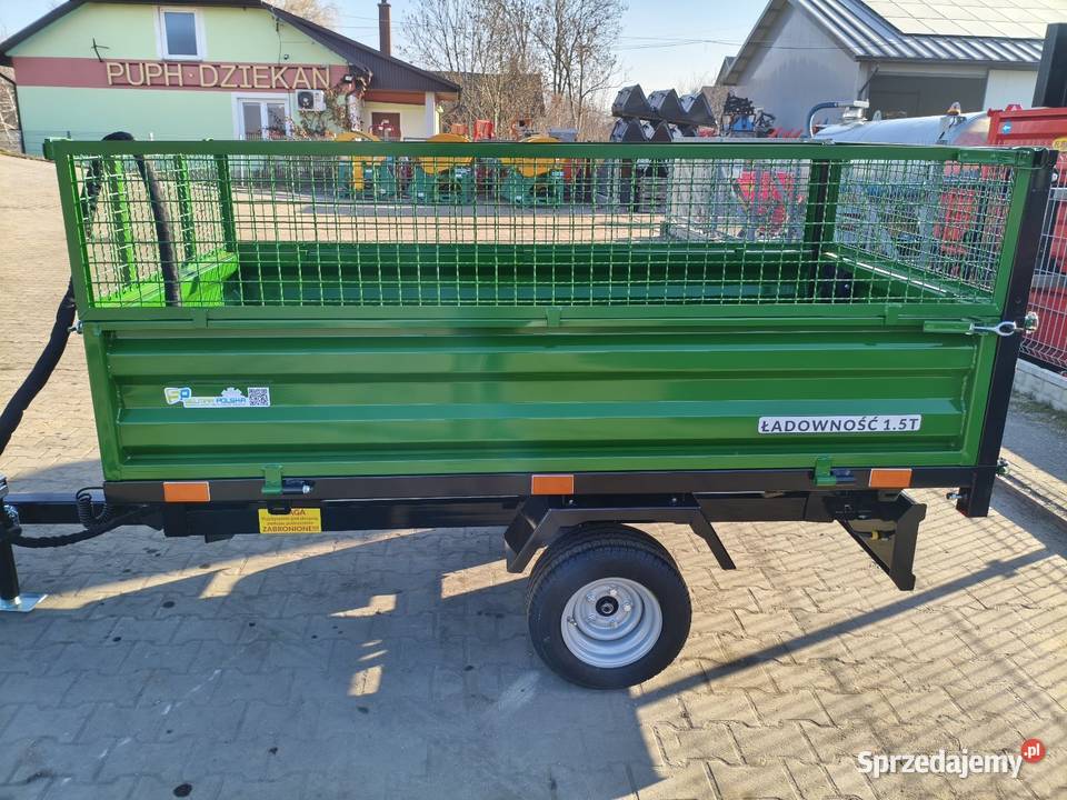 Przyczepa jednoosiowa firmy SELMAR Przyczepy rolnicze Koszalin