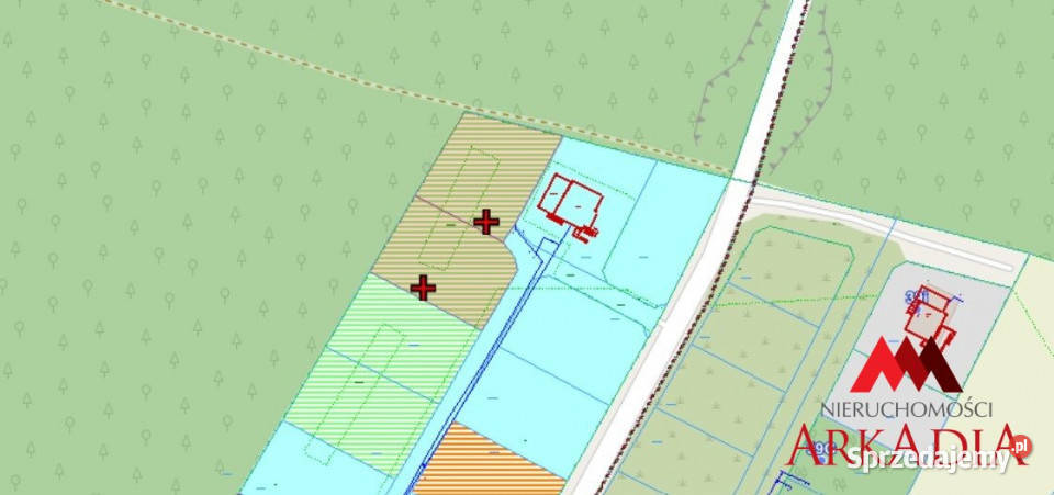 Do sprzedaży działka Aleksandrów Kujawski 1003m2