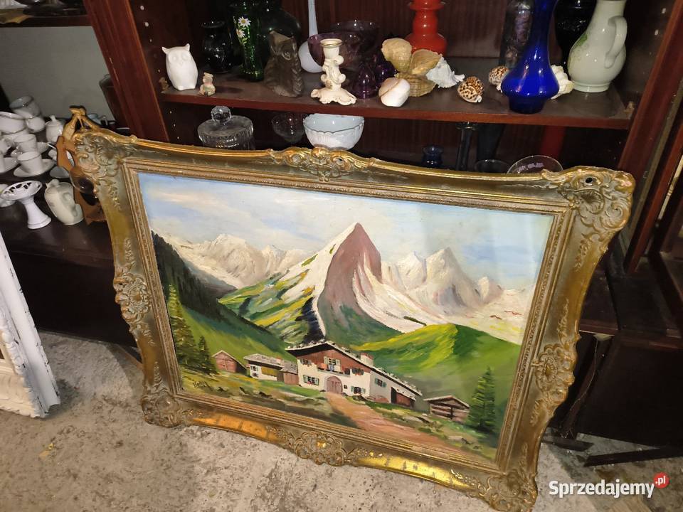 Obraz olejny na dykcie Chorzew