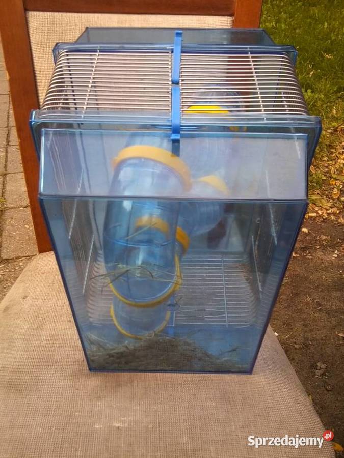 Klatka z tunelem i wybiegiem chomika Stan Pozostałe Knurów