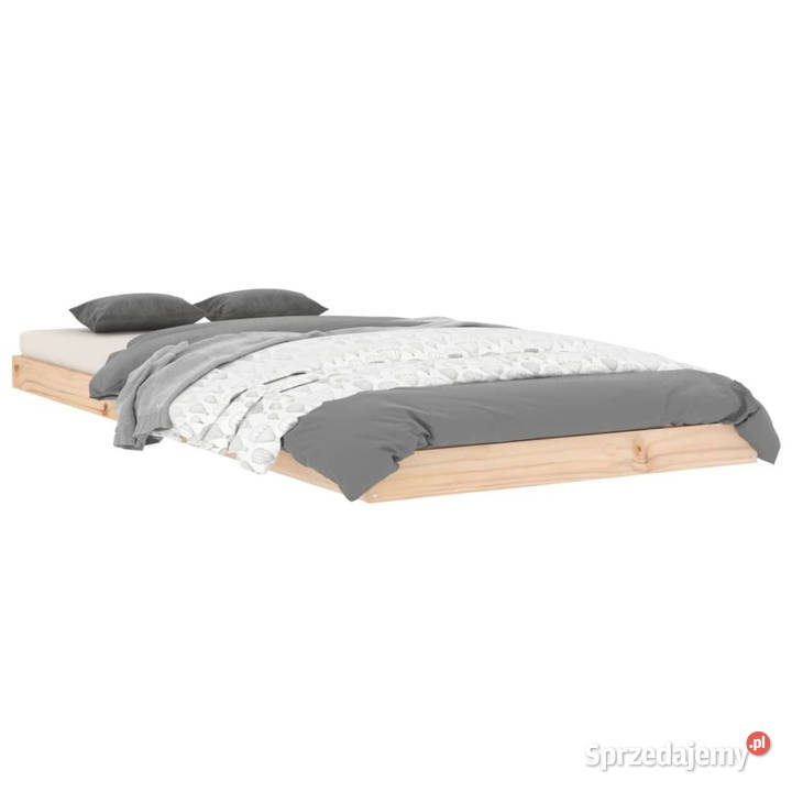 Rama łóżka lite drewno sosnowe 90 x 200 WM823459 Warszawa