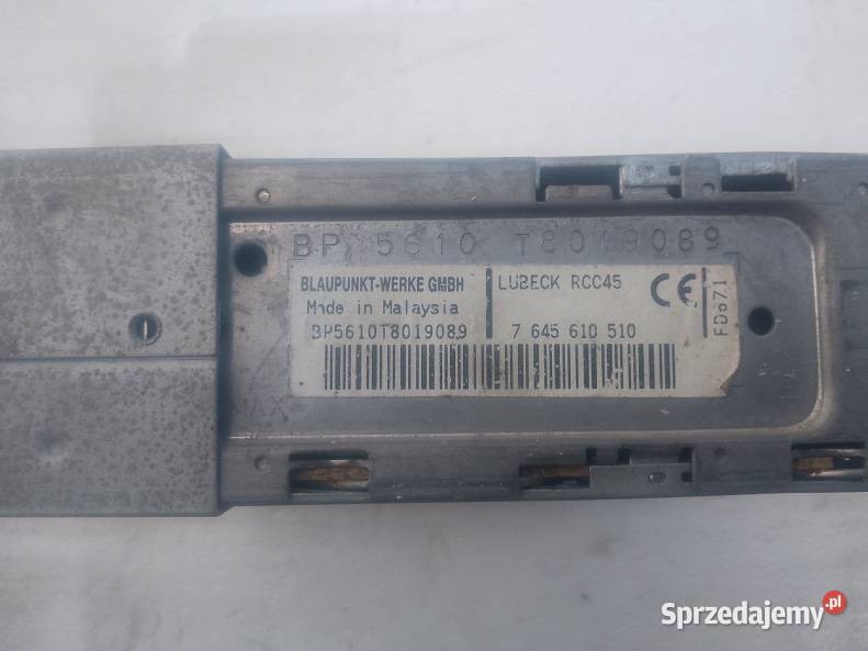 BLAUPUNKT LUBECK RCC45 RADIO warmińsko-mazurskie Milejewo