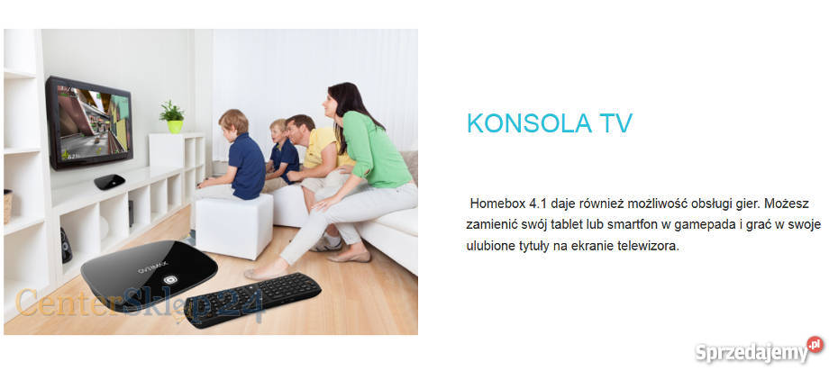 SMART TV BOX Overmax HOMEBOX 41 4K Android 8x15 Poznań