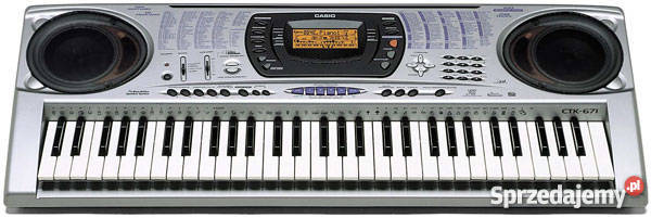 Keyboard CASIO CTK671 Sielce Prawe