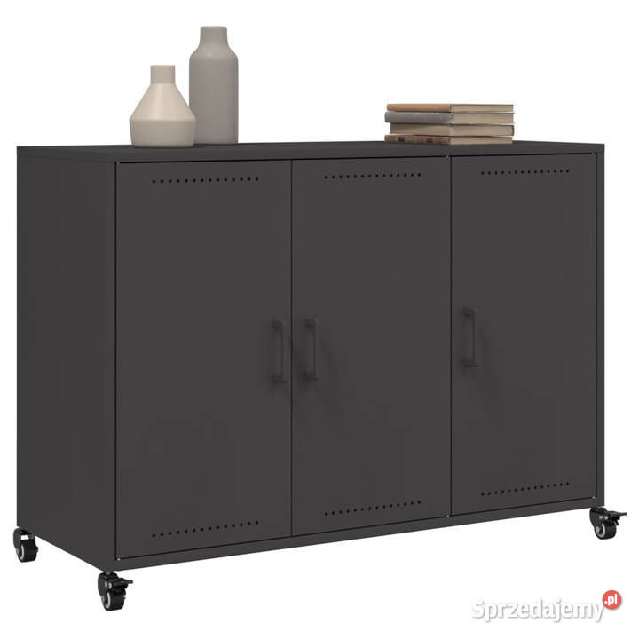 Szafka czarna 1005x39x72 stal WM846680 Pozostałe Warszawa