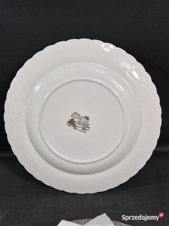 talerze Vintage MYOTTS Country Life Dinner Plate Poddębice