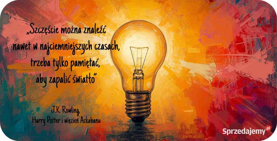 Kubek z cytatem z filmu Harry Potter Szczęście