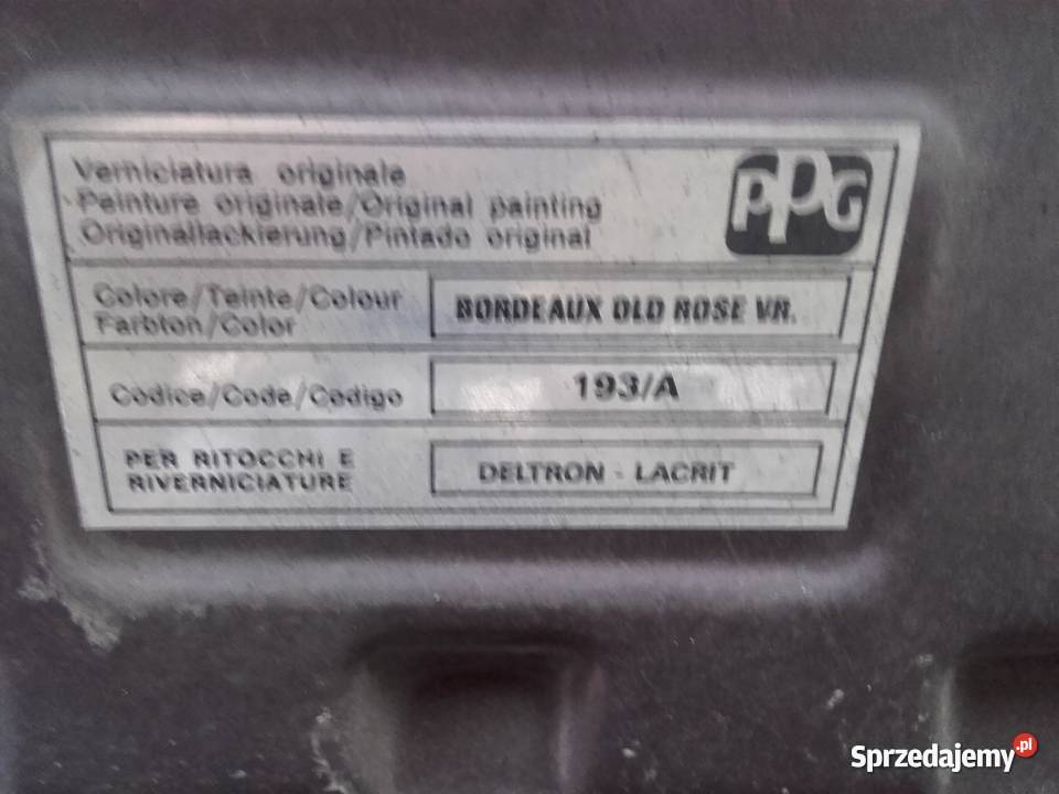 Fiat Stilo 5 drzwi maska zderzak błotniki 193A osobowe Ksawerów