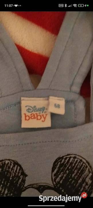 Nowe spodenki ogrodniczki chłopca Disney myszka mazowieckie sprzedam