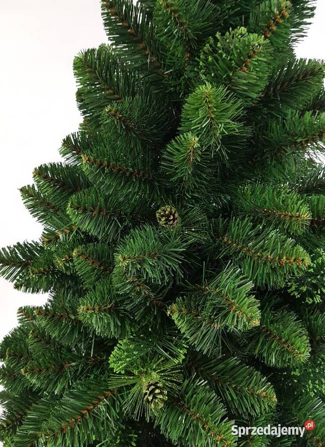 Choinka sztuczna Sosna Zielona z szyszkami zielony Boże Narodzenie Bielsko-Biała