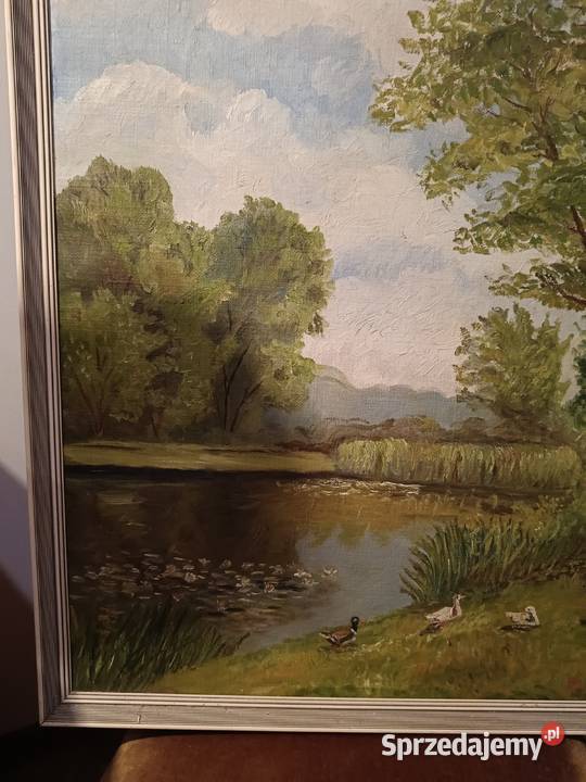 Obraz olejny na płótnie Obrazki i obrazy Lipno