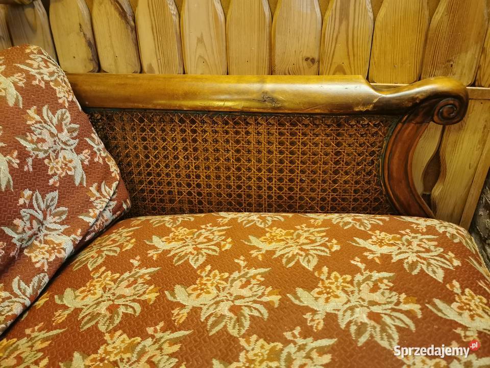 Przedwojenna sofa w stylu chippdale Poznań